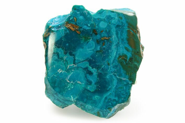Polished Atacama Blue Opal (Chrysocolla & Opal) - Chile #352137
